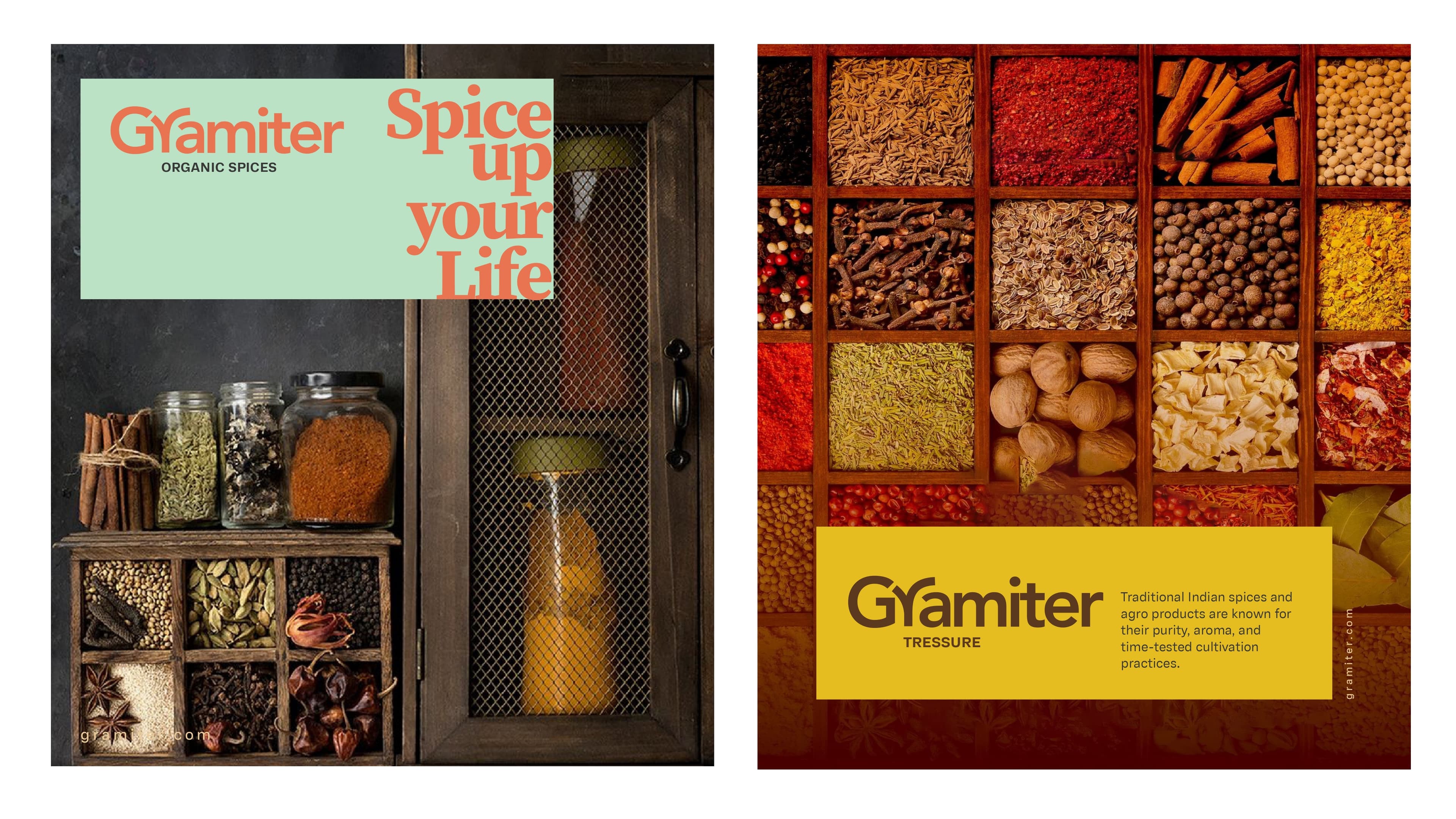 Premium Indian spices and agro products - Gramiter quality showcase
