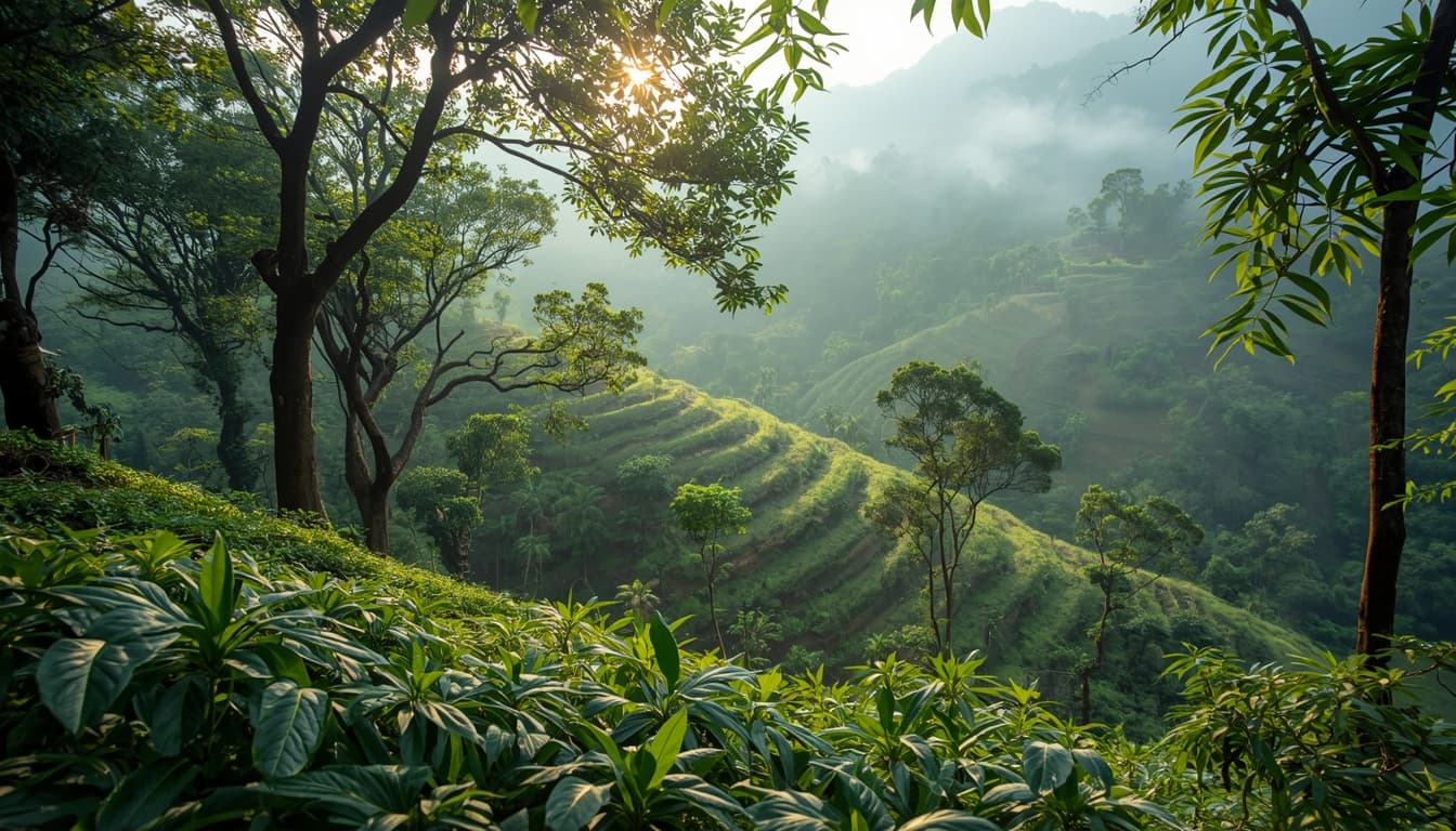 Experience authentic Malabar spice farm tourism in Kerala, India - walk through organic pepper plantations and cardamom estates
