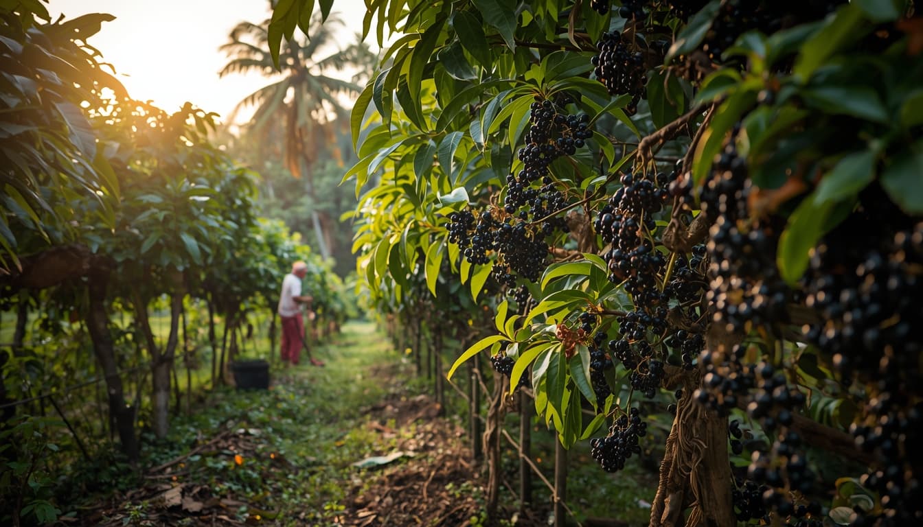 Kerala pepper farm landscape